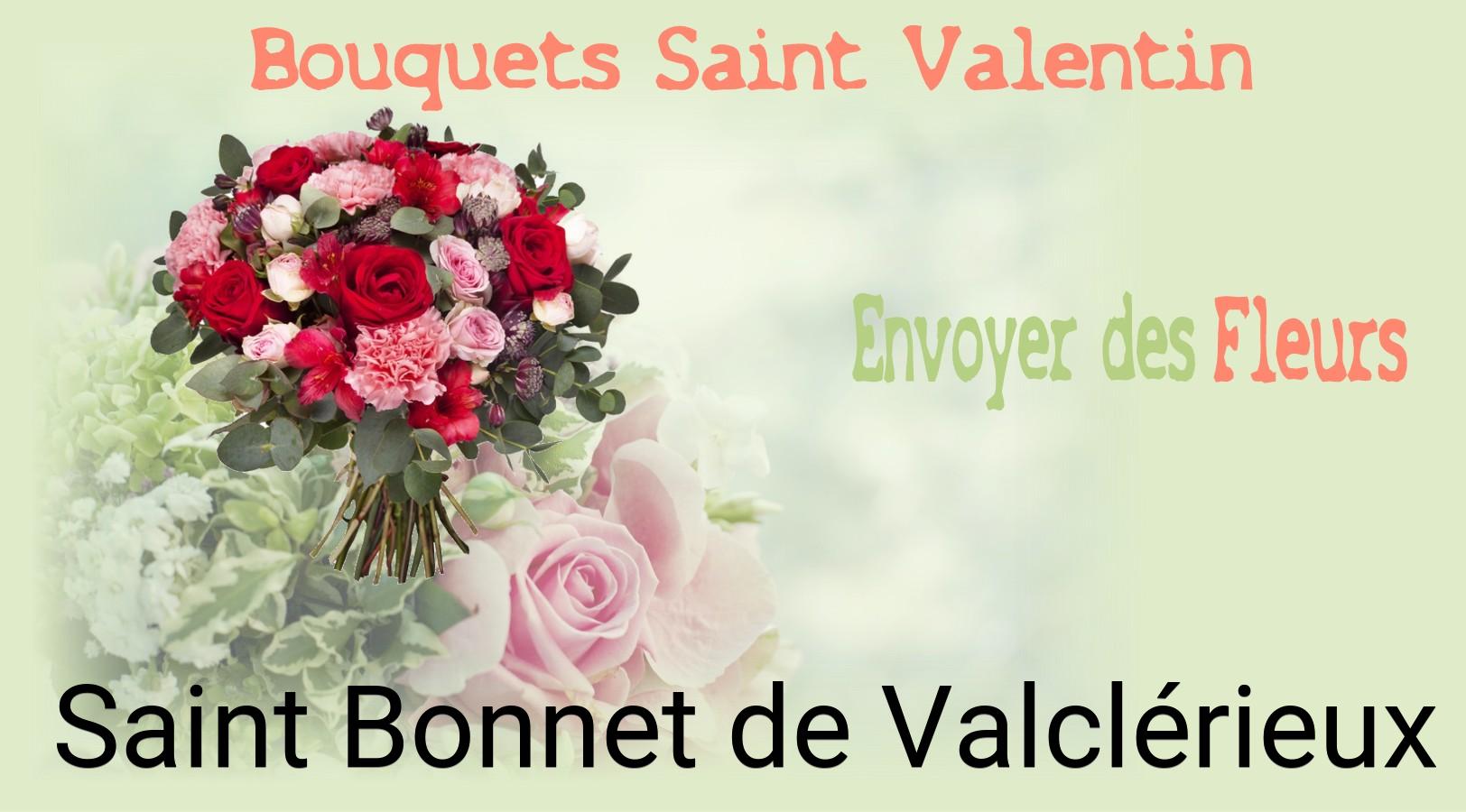 Roses de Saint-Valentin livrées à Saint-Bonnet-de-Valclérieux